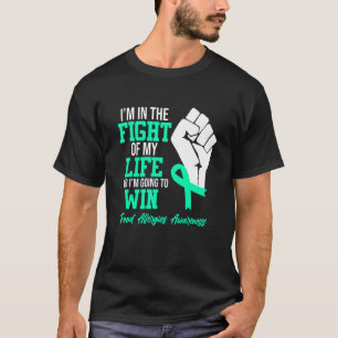 Voedselallergie bewustzijn maand Teal Mijn levenss T-shirt