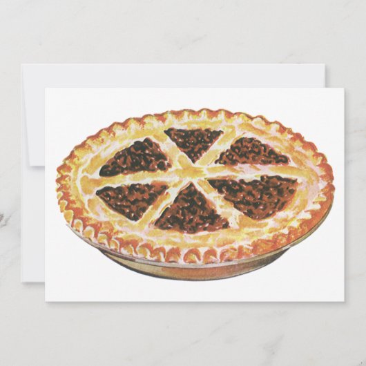  voedseldessert, vers gebak Pecan Pie (Voorkant)