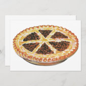  voedseldessert, vers gebak Pecan Pie (Voorkant / Achterkant)