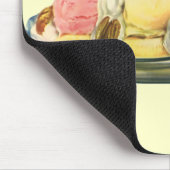  voedseldesserts, bananengespleten kersen muismat (Hoek)