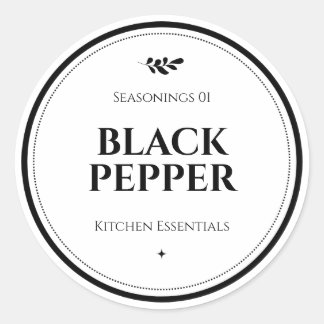 Voedseletiketten, etiketten voor potten, etiketten