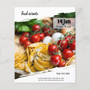 Voedselgebeurtenis Flyer