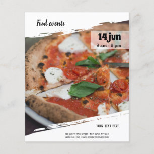 Voedselgebeurtenis Flyer