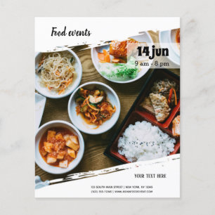 Voedselgebeurtenis Flyer