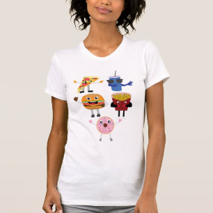 Voedselkarakters T-shirt