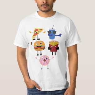 Voedselkarakters T-shirt