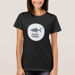 Voedselketen met Pretty Fish-kostuum voor jongens T-shirt