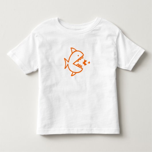 voedselketen van vis kinder shirts (Voorkant)