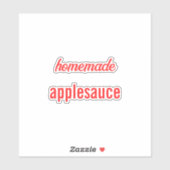 Voedsellabel Inblikken Jar Applesauce Bakery Sticker (Vel)