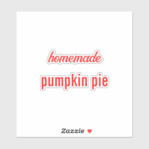 Voedsellabel Ingeblikt Potje Zelfgemaakte Pumpkin  Sticker