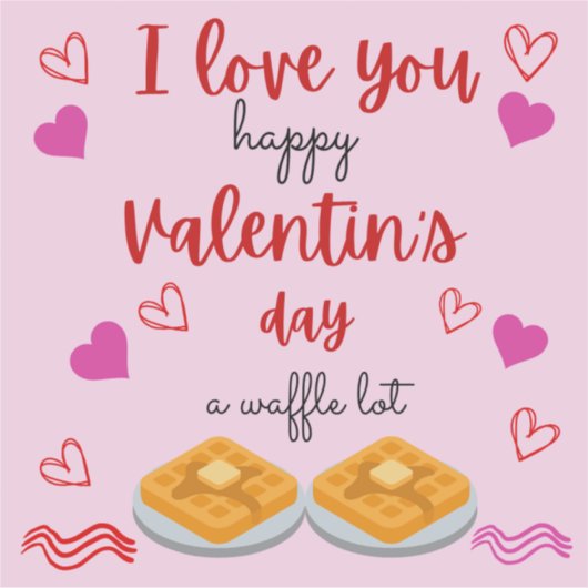 Voedselliefde Sticker (Voorkant)