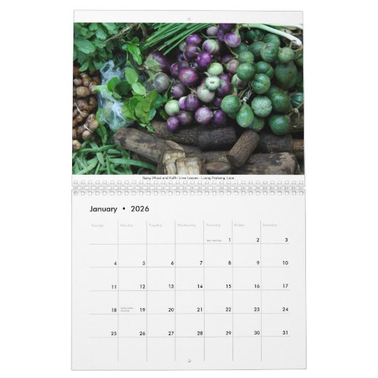 Voedselmarkten van de wereld kalender (Jan 2026)