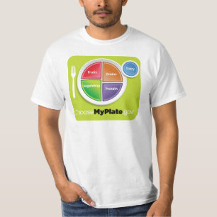 Voedselpiramide 2011 Kies mijn Bord shirt