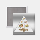 Voedselpiramide Magneet (Voorkant / Achterkant)