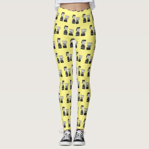 Voedselprocessor & blender cartoon illustratie  leggings