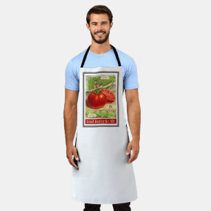 Voedselrechtvaardigheid -  tomaten & tuin schort