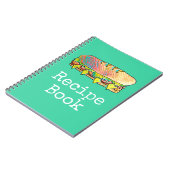 Voedselsubsandwich-voedselkunst Notitieboek (Linkerzijde)