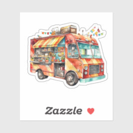 Voedselvrachtwagenmaaltijden op wielen sticker