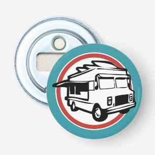 Voedselwagen Button Flesopener