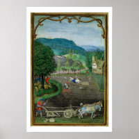 Voeg 18855 oktober toe: ploegen en zaaien, van een