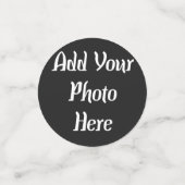 Voeg 1 Afbeelding of Photo Party Confetti toe (Kleine voorkant)