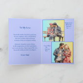 Voeg 2 foto's toe, Jij bent de melodie in mijn Val Kaart (Binnen)