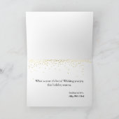 Voeg 2 foto's toe Mooie kerstboomornament kerstkaa Feestdagen Kaart (Binnen)