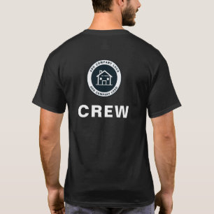 Voeg aangepast bedrijfslogo klassiek vastgoed toe t-shirt