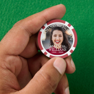 Voeg Aangepaste Herdenkingsfoto Toe Poker Chips