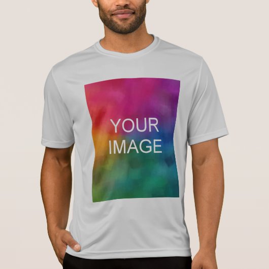 Voeg Afbeelding tekst Mannen Actieve kleding Sport T-shirt (Voorkant)