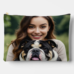 Voeg Bulldog Foto Personaliseer Aanpassen Toe Etui