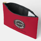 Voeg Business Logo en Website Employee Custom toe Etui (Open)