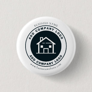 Voeg Business Logo Medewerkers Custom toe Ronde Button 3,2 Cm