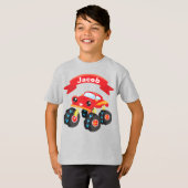 Voeg de Basis T-Shirt van de Kinderen van Jouw nam (Voorkant volledig)