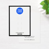 Voeg de houder van het 3-Haarclipbeeldscherm voor  Visitekaartje (Bureau)