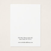 Voeg de houder van het 3-Haarclipbeeldscherm voor  Visitekaartje (Achterkant)