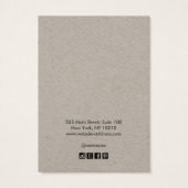 Voeg de Kaart Logo Kraft Earring Border Display to (Achterkant)