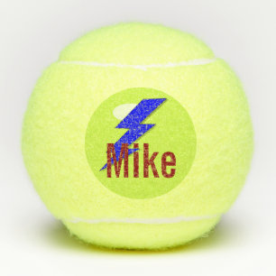 Voeg de Kogels van de Lightning Tennis van de Naam Tennisballen