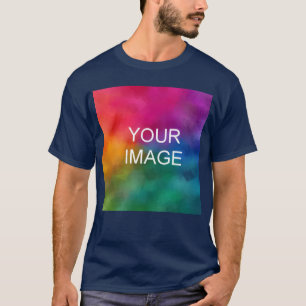 Voeg de Mannen van het Malplaatje van de Foto van T-shirt