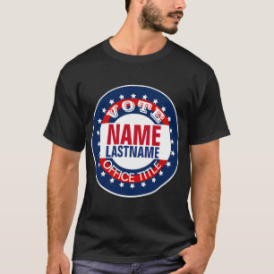 Voeg de Naam Aangepaste Aangepaste Campagne toe T-shirt