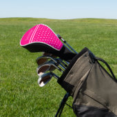 Voeg de Naam Gepersonaliseerde Roze Golf Hoofd Hoe Golfheadcover (Insitu)