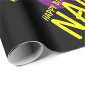 Voeg de naam van het Happy Birthday-verlooppapier Cadeaupapier (Rol Hoek)