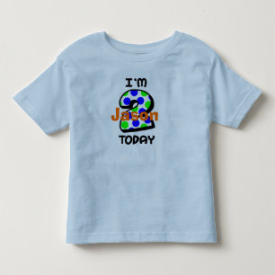 Voeg de naam van uw kind toe 2e verjaardag Shirt