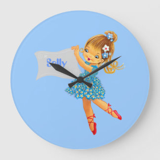 Voeg de naam Vloeiende klok toe,  blauw van het me