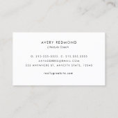 Voeg de Professionals van de Sjabloon van de Foto  Visitekaartje (Achterkant)