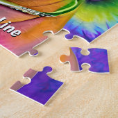 Voeg de Tekst van de Naam toe, Boxer Dog Schattige Legpuzzel (Zijkant)