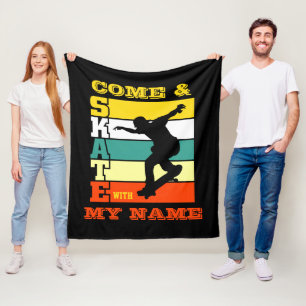 Voeg de Tekst van de Verandering van de Naam toe k Fleece Deken