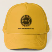 Voeg de Werknemers van de Onderneming Logo en van  Trucker Pet (Voorkant)