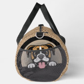 Voeg Dog Name Jouw naam, Boxer Dog Plunjezak (Rechts)