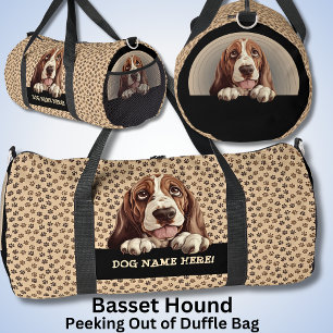 Voeg Dog Name Jouw namen, Basset Hound Plunjezak